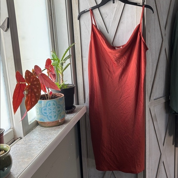 Maurices Dresses & Skirts - Maurices Vibrant Terracotta Slip Dress